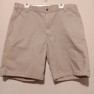 Carhartt Men's Relaxed Fit Cargo Work Short Rugged Flex Beige Sz40